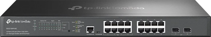 TP-Link SG3218XP-M2 Rackmount 2.5G Managed Switch, 16x RJ-45, 2x SFP+, 240W PoE+