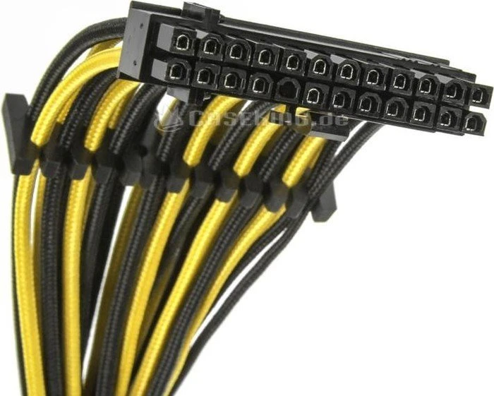 BitFenix Alchemy 2.0 CSR-Series Kabel Kit für Netzteile, schwarz/gelb