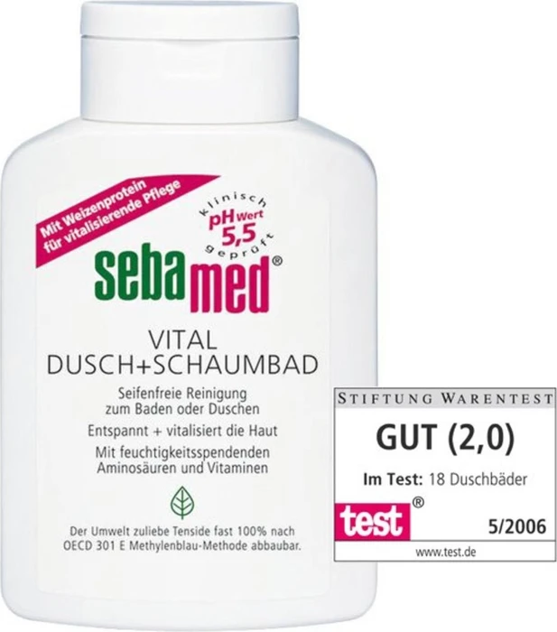 Sebamed Vital Dusch+Schaumbad, 400ml
