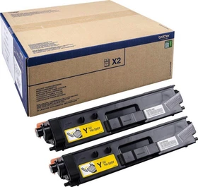 Brother Toner TN-329YTWIN gelb hohe Kapazität, 2er-Pack
