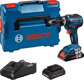 Bosch Professional GSB 18V-55 Akku-Schlagbohrschrauber inkl. L-Boxx + 2 Akkus 4.0Ah
