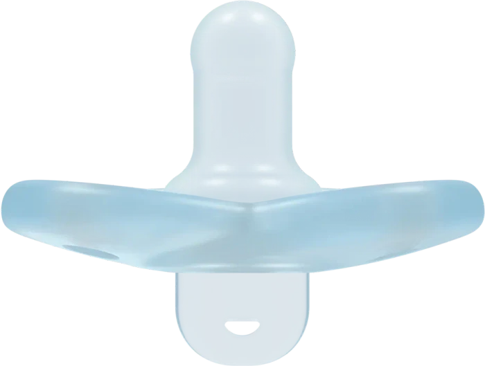 Philips Avent SCF099/21 Soothie Shapes Beruhigungsschnuller, 0-6M, Silikon, blau/hellblau, 2 Stück