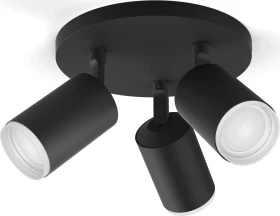 Philips Hue White and Color Ambiance Fugato Spot 3-flammig schwarz