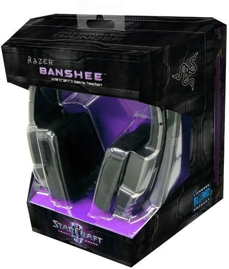 Razer Banshee Starcraft II Heart of the Swarm Gaming Headset