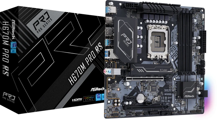 ASRock H670M Pro RS (Intel 1700)