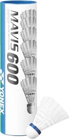 Yonex Mavis 600 Badmintonbälle, 6 Stück