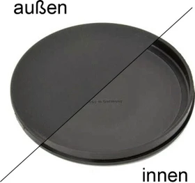 Kaiser Objektivschutzdeckel flexibel zum Aufstecken 58mm