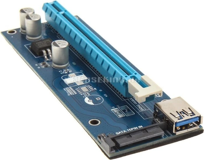 Kolink PCIe x1 auf x16 Riser Card Kit