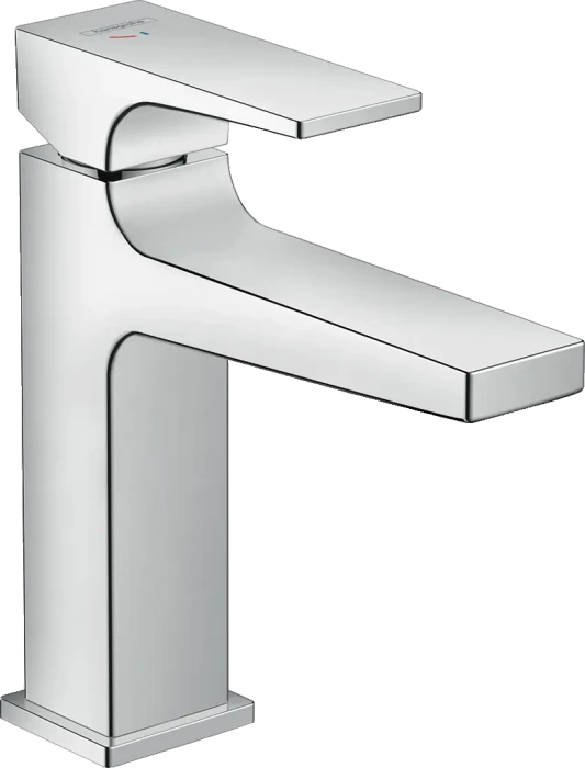 Hansgrohe Metropol Waschbeckenarmatur 110 mit Push-Open Ablaufgarnitur chrom