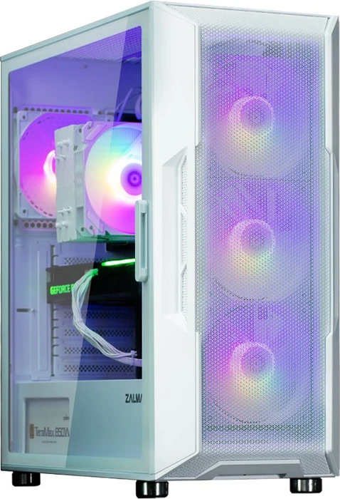 Zalman i3 Neo ARGB, weiß, Glasfenster