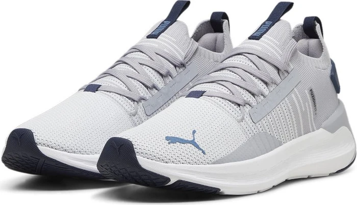 Puma Softride Symmetry Fuzion gray fog/silver mist/blue horizon