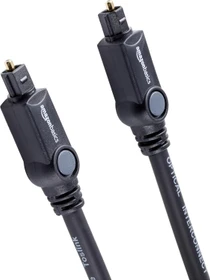 AmazonBasics Toslink Optisches Digital-Audiokabel 1.8m (7GSW)