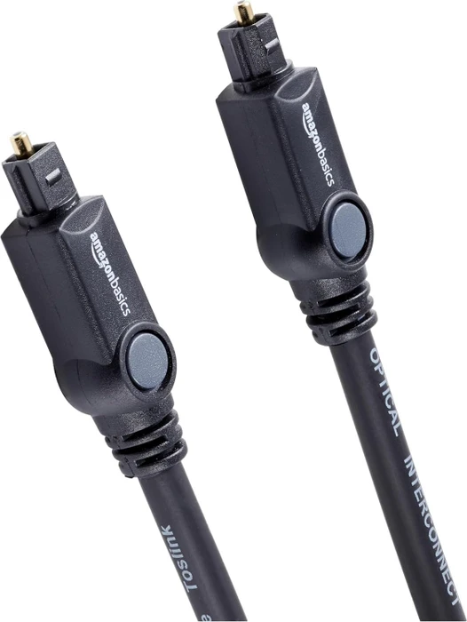 AmazonBasics Toslink Optisches Digital-Audiokabel 1.8m