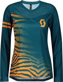 Scott Trail Vertic Trikot langarm lunar blue/amber yellow (Damen)