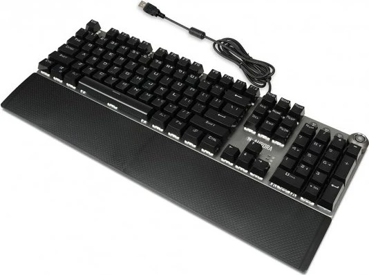 iBox Aurora K-4 Gaming, LEDs RGB, RED Switches, USB, US