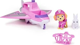Spin Master Paw Patrol - Air Rescue Skyes Rettungsflugzeug mit einziehbarer Klaue und Rettungskorb