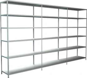 Schulte Lagertechnik PowerMAX Schwerlastregal 340x230x50cm weiß