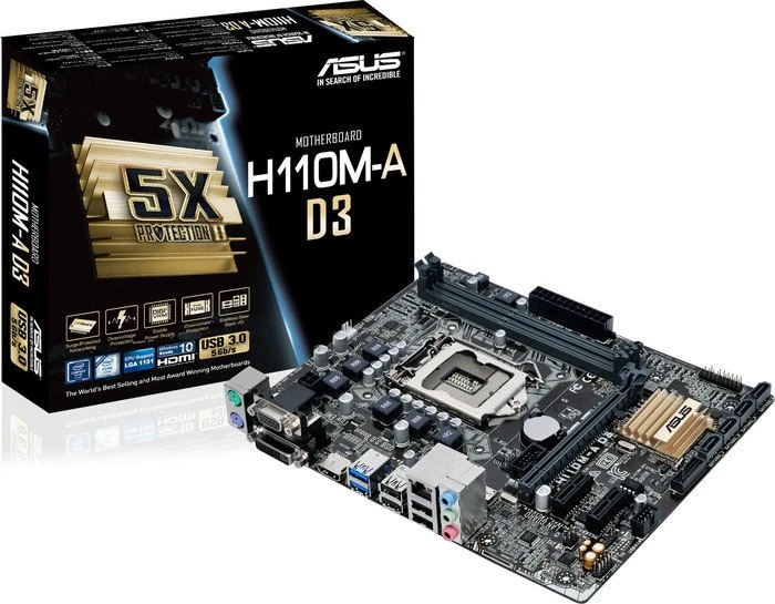 ASUS H110M-A D3 (Intel 1151)