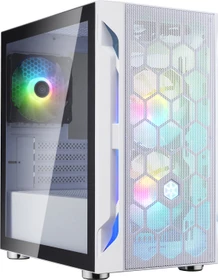 SilverStone Fara H1M Pro, weiß, Glasfenster