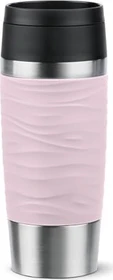 Emsa Travel Mug Waves Isolierbecher 360ml pastellrosa