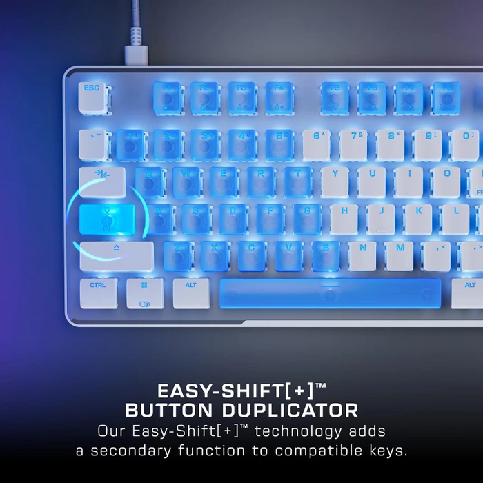 Turtle Beach Vulcan II TKL Pro, weiß, LEDs RGB, Gateron KS-37B Magnetic, USB, US