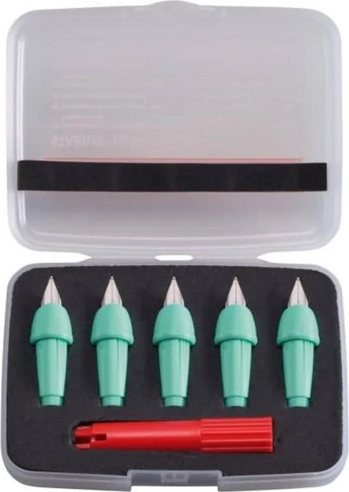 STABILO EASYbirdy Pastel Ersatzfeder mit Einstellwerkzeug, Etui, 5er-Set