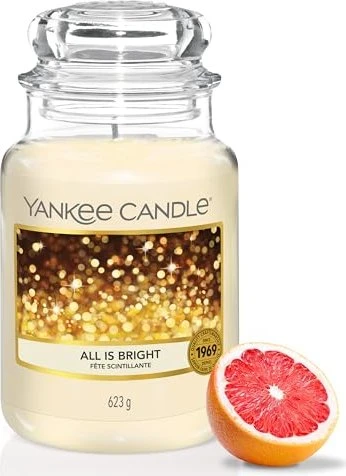 Yankee Candle All is Bright Duftkerze, 623g