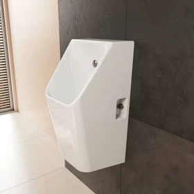Hansgrohe EluPura Original Q Urinal 600/300 mit Zulauf von hinten und Ablauf nach unten/hinten spülrandlos