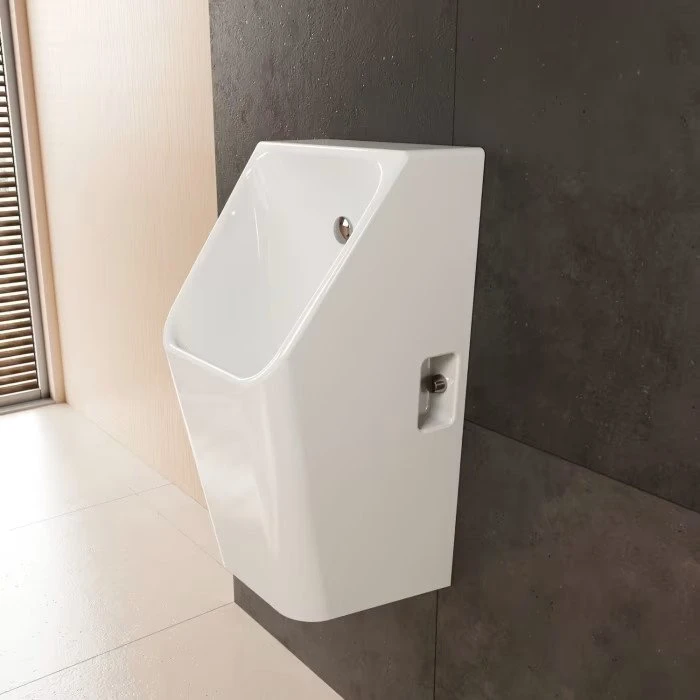 Hansgrohe EluPura Original Q Urinal 600/300 mit Zulauf von hinten und Ablauf nach unten/hinten spülrandlos