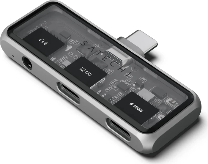 Satechi Mobile XR Hub with Audio, grau, USB-C 3.0 [Stecker]