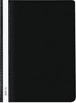 Herlitz Schnellhefter Kunststoff, A4, schwarz