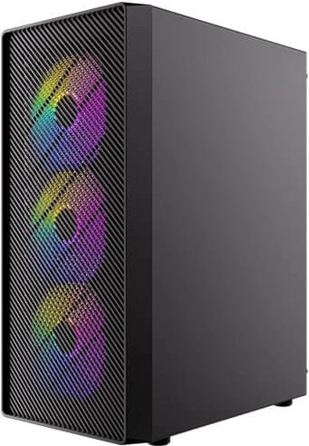Antec AX26 RGB Elite, schwarz, Glasfenster
