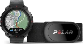 Polar Grit X2 Pro mit H10 Herzfrequenz-Sensor night black