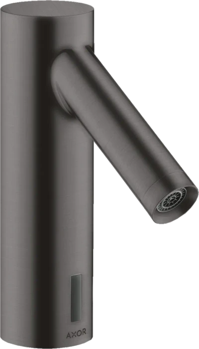 Hansgrohe AXOR Starck Elektronik-Waschtischmischer mit Temperaturvoreinstellung Batteriebetrieb brushed black chrome