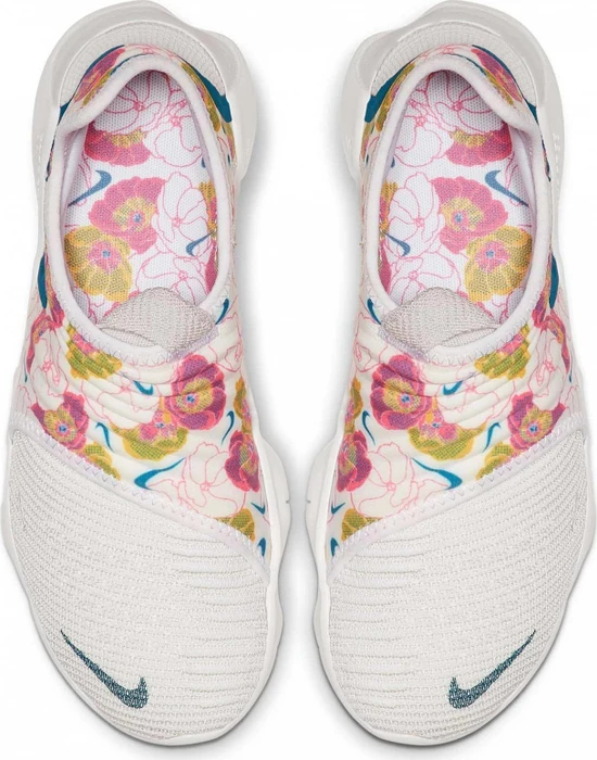 Nike Free RN Flyknit 3.0 white/laser orange/hyper pink/green abyss (Damen)