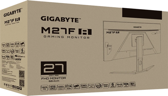GIGABYTE M27F A, 27"
