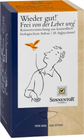 Sonnentor Wieder gut! Frei von der Leber weg Tee Beutel,    18 Stück