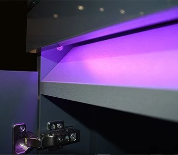 EHEIM incpiria 230 Aquarium-Set mit Unterschrank, alpin/natur, 230l