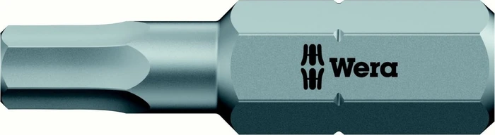 Wera 840/1 Z Innensechskant Bit 1/4" zöllig, 1/4"x25mm, 1 Stück