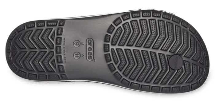 Crocs Bayaband Flip schwarz/weiß