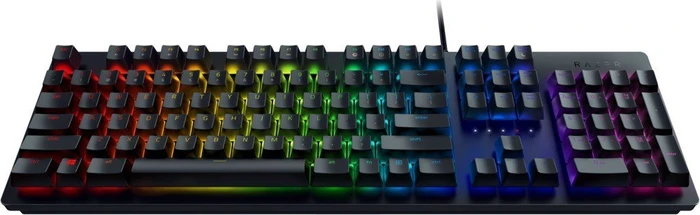 Razer Huntsman, Classic Black, Razer Clicky Optical PURPLE, USB, DE