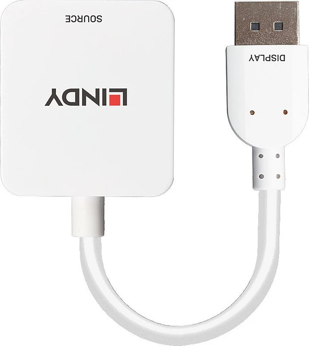 Lindy DisplayPort 1.2/HDMI 2.0 Adapterkabel weiß