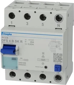 Doepke Fehlerstromschutzschalter DFS 4 040-4/0,03-B SK R