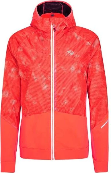 Ziener Nakima Skijacke hot red stripe (Damen)
