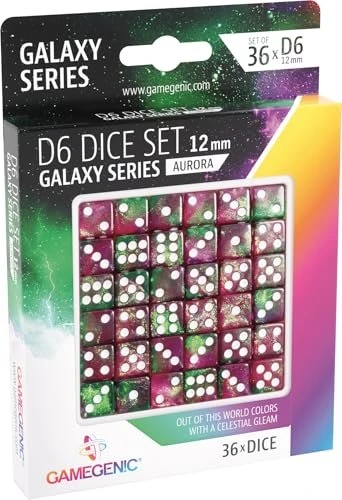 Gamegenic RPG Dice Set Glow Series icy grumbs, 7 Stück