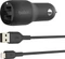 Belkin BoostCharge Dual USB-A Car Charger 24W + USB-A to Lightning Cable schwarz Vorschaubild