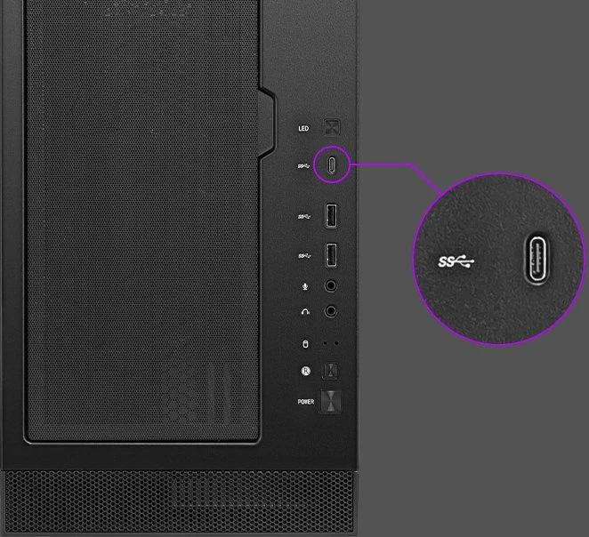 MSI MAG Vampiric 300R, schwarz, Glasfenster