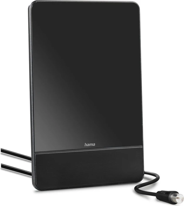 Hama DVB-T/DVB-T2-Zimmerantenne, Performance 45, flach, aktiv, schwarz