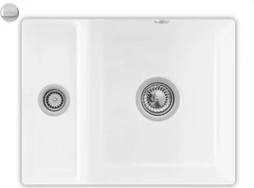 Villeroy & Boch Subway 60 XU Unterbau Becken rechts mit Ablauffernbedienung snow white