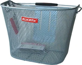 Rixen&Kaul Uni Fahrradkorb silber